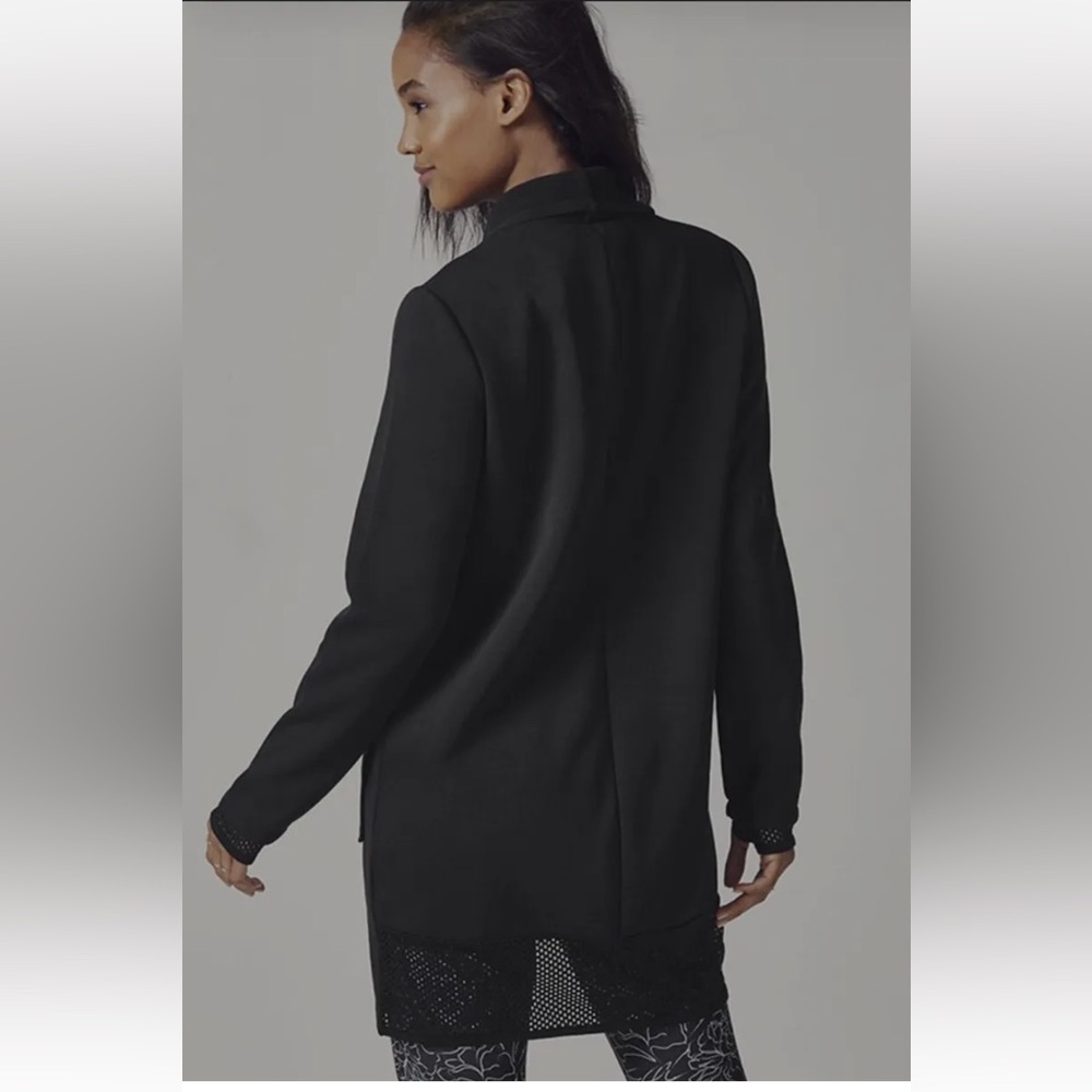 Fabletics Black Eugina Oversized Open Front Jacket - image 4